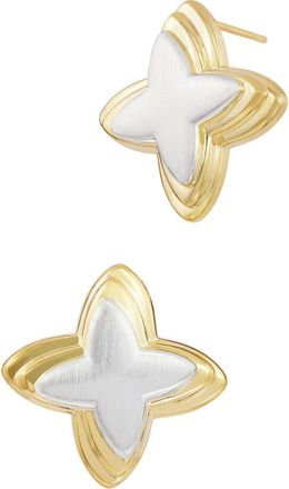 Savvy Cie Jewels Twisted Star Earrings in Yellow at Nordstrom Rack