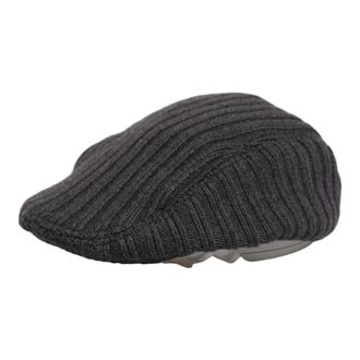 Dolce & Gabbana Caps, male, Gray, Size: ONE SIZE Newsboy Hat