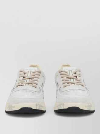 Premiata sneakers perforated detailing textured sole design