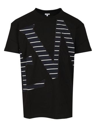 Loewe Cotton T-Shirt Nero-Uomo