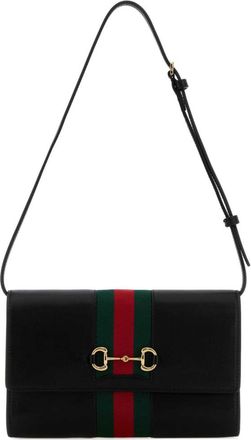 Gucci Black Horsebit Small Crossbody Bag