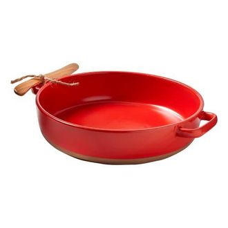 Tag Brie Baker Spreader Set of 2 Red Ceramic Baking Dishes at Nordstrom