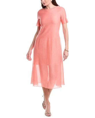Misook Burnout Knit Mini Dress