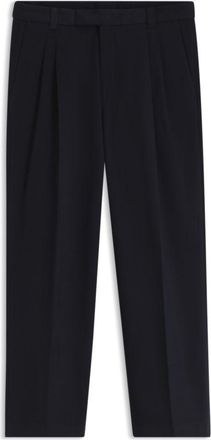 BOSS Relaxed-fit dress pants in Italian stretch cotton