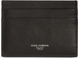 Dolce & Gabbana woven cardholder - Zwart