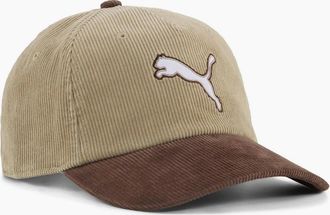 Puma Mens Cat Corduroy Baseball Cap - Brown - Size: MENS