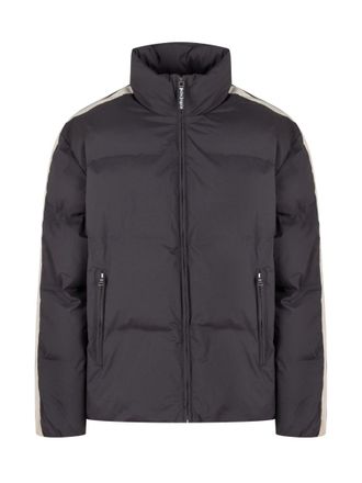 Palm Angels Black Track Puffer Jacket