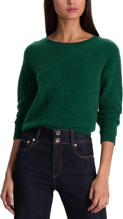 Alice & Olivia Alice + Olivia Carolee Crewneck Cashmere-Blend Pullover