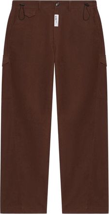GCDS Cargo Broek - Heren - Straight fit broeken - Bruin - XL - Katoen - Broeken
