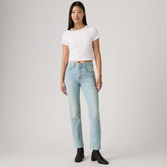 Levi's 724 High Rise Straight Jeans - Womens - 26X28 - Blue