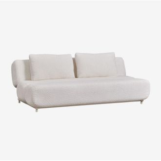 Sklum Divano letto 3 posti in tessuto boucl&eacute; Miami SKLUM