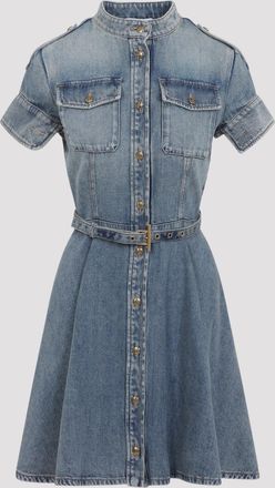 Alexander McQueen Alexander Mcqueen denim mini-jurk