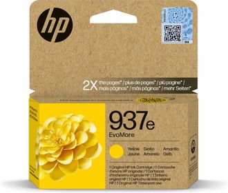 Braun Hp Cartucho De Tinta Original Evomore 937e Amarilla