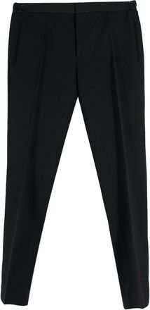 Burberry Black Tailored Wool Trousers Size XXL