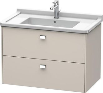 Duravit Duravit Brioso Neceser De Pared 82,0 X 46,9 Cm, Con 2 Cajones, Incl. Hueco Para Sif&oacute;n Y Delantal, Para Lavabo Starck 3 030480, Color (frente/cuerpo): 