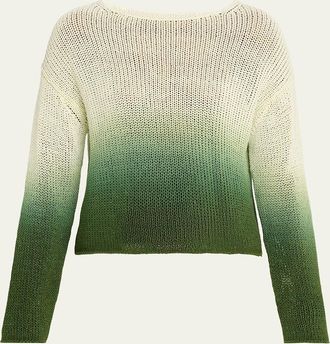 Vince Dip-Dye Cotton Sweater