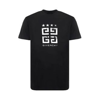 Givenchy T-Shirts, male, Black, Size: XL 4G Stars T-shirt