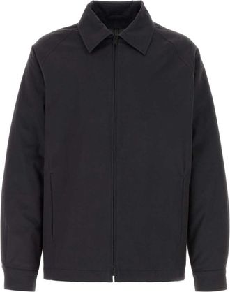 The Row Black Shirt Collar Jacket