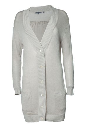 Vince knitted cardigan with pockets in beige