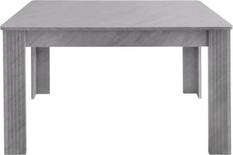 Urban Meuble Mesa de comedor rectangular en resistente hormigón imitación mdf