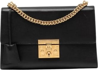 Gucci Pre-owned Vintage Schoudertas - Dames - Vintage Schoudertas - Zwart - ONE Size - Leer - Vintage