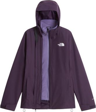 The North Face Quest Triclimate Doppeljacke f&uuml;r Damen | grau/lila