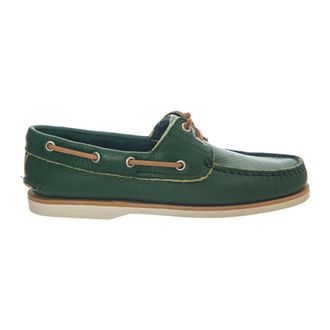 Timberland Sailor Schoenen - Heren - Bootschoenen - Groen - 41 EU - Leer - Schoenen
