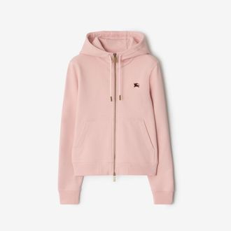 Burberry Knight Stamp Cotton Zip Hoodie, Size: XXXS