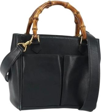 Gucci Pre-owned Handbags, female, Black, Size: ONE SIZE Pre-owned Vintage Handbag