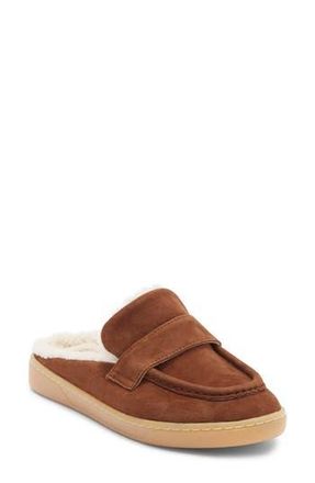 J/Slides Hudson Faux Shearling Lined Mule in Tan at Nordstrom Rack, Size 6.5
