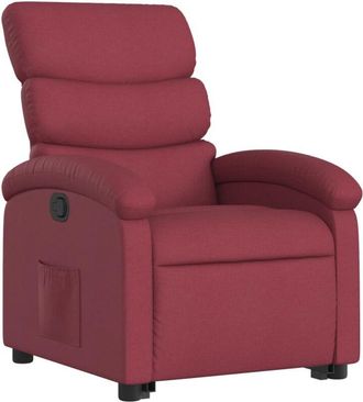 vidaXL Vidaxl - Sill&oacute;n Reclinable Elevable Tela Rojo Tinto