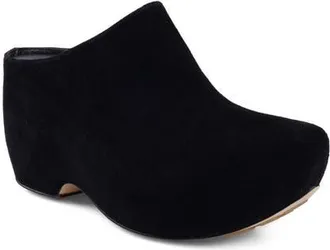 Zigi Soho Raffaela Platform Clog in Black Suede at Nordstrom, Size 10