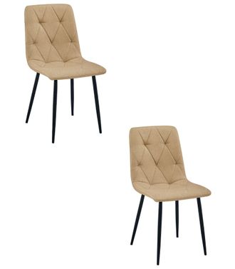 OEM Silla Libra - Tela Marr&oacute;n / Patas Negras X 2