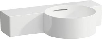 Laufen Laufen - Val Lavabo Con Enjuague Manual, Sin Agujero Para Grifo