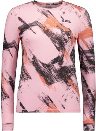 Mons Royale Cascade Merino Base Layer L/S Merinounterw&auml;sche f&uuml;r Damen | rosa
