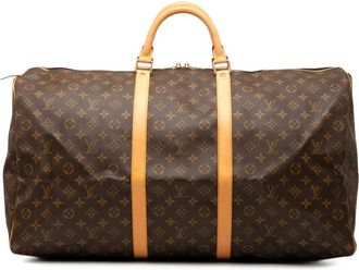 Louis Vuitton 1999 Monogram Keepall 60 travel bag - Bruin