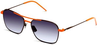 Italia Independent II 0308S 044.052 Mens Sunglasses Brown Size 54