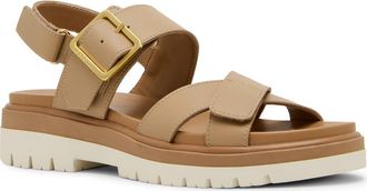 Blondo Brooke Water Resistant Sandal in Almond Leather at Nordstrom Rack, Size 7.5