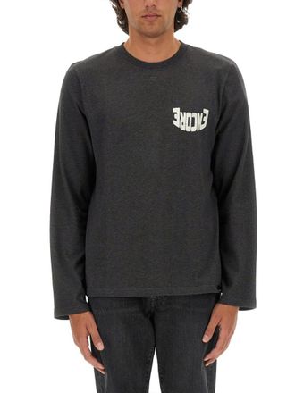 Courr&egrave;ges Dark Grey Logo T-Shirt