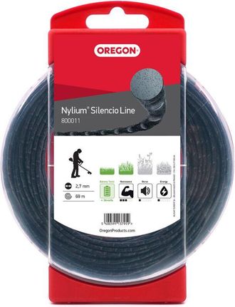 Oregon Scientific Oregon Nylium Silencio Filo da Taglio Rotondo per Decespugliatore, Tosaerba e Tagliabordi in Nylon Robusto e Flessibile, Adatto alla maggior parte