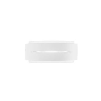 Luce-Ambiente-Design Scott wall light in Paintable White Plaster with Bi-emission Light