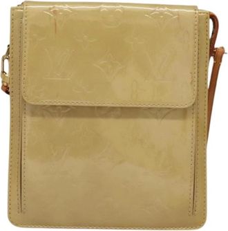 Louis Vuitton Pre-owned Mott Handbag - Dames - Vintage Schoudertas - Beige - ONE Size - Leer - Vintage