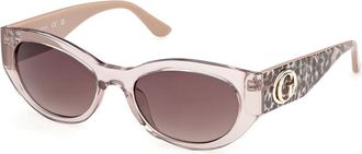 Guess GU00362 57F Womens Sunglasses Brown Size 54