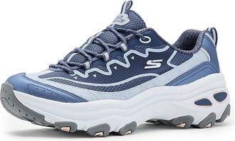 Skechers DLite Max Womens Shoes Blue Light Blue : 7.5 B - Medium, Synthetic/Textile