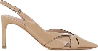 Del Carlo Slingback pumps - Beige