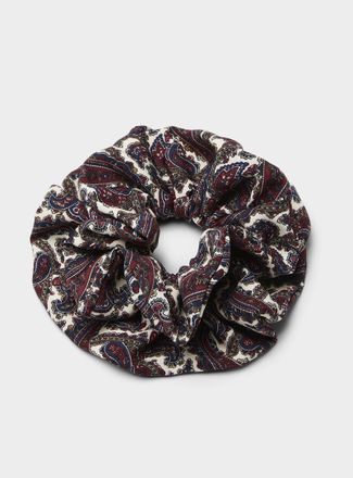 Simons Womens Paisley double scrunchie