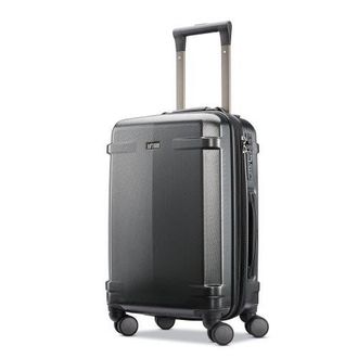 Hartmann Century Deluxe Carry-On Expandable Spinner 22 in Black/gunmetal at Nordstrom