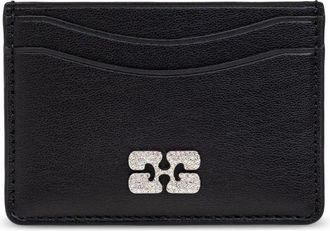 Ganni Bou cardholder - women - Recycled Leather/Polyurethane/Polyester - One Size - Black