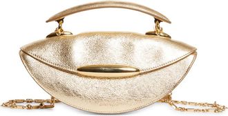Zimmermann Wavelength Metallic Top Handle Bag in Light Gold at Nordstrom