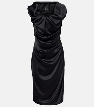 Vivienne Westwood Rill draped midi dress